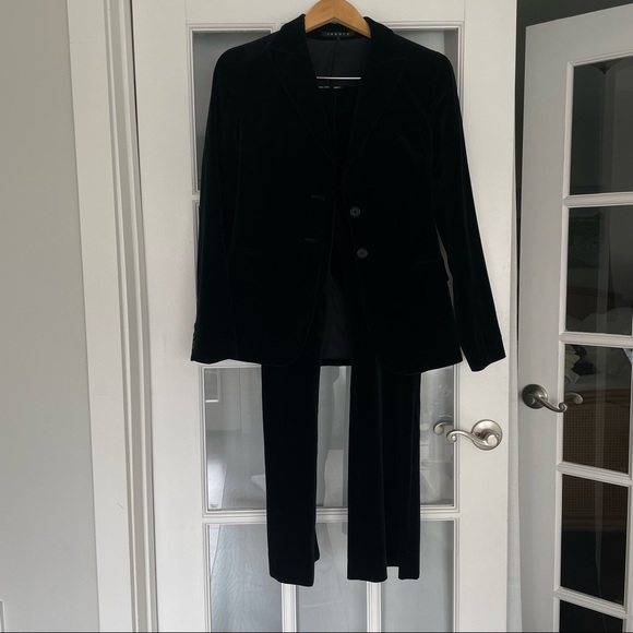Theory Jackets & Blazers - Vintage Theory Velvet Suit